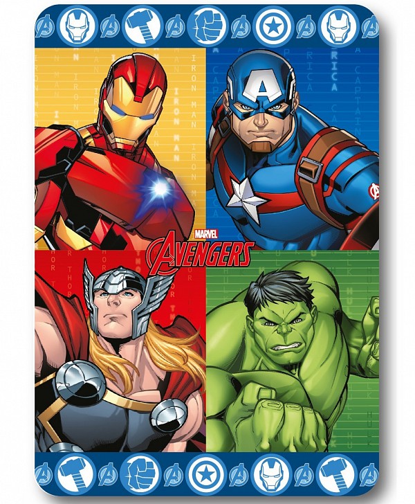 Avengers Hero Force fleece blanket 100x140cm