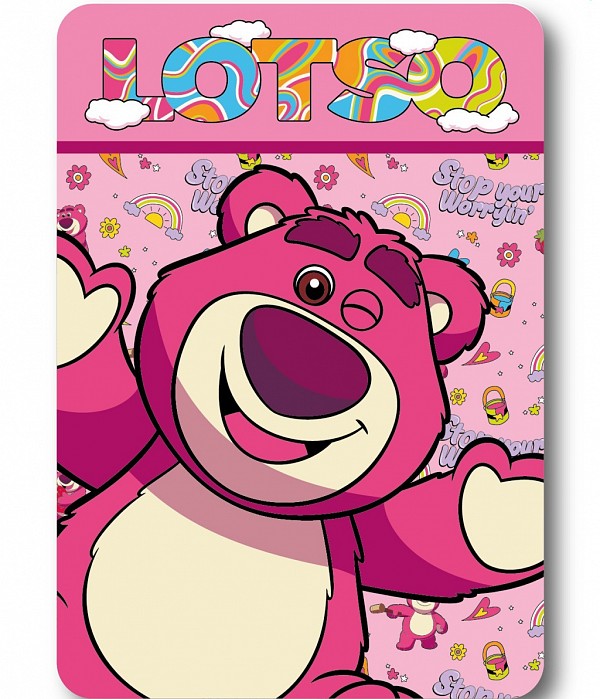 Disney Toy Story Lotso fleece blanket 100x140cm
