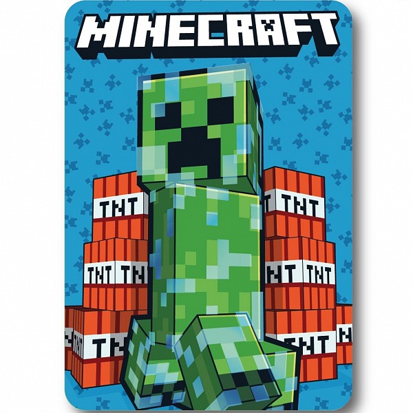 Minecraft TNT fleece blanket 100x140cm