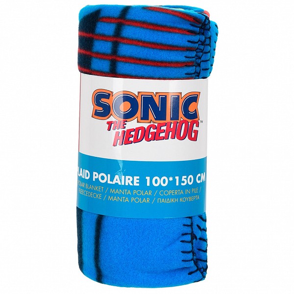 Sonic the Hedgehog Built for Speed polar fleece blanket 100x150cm