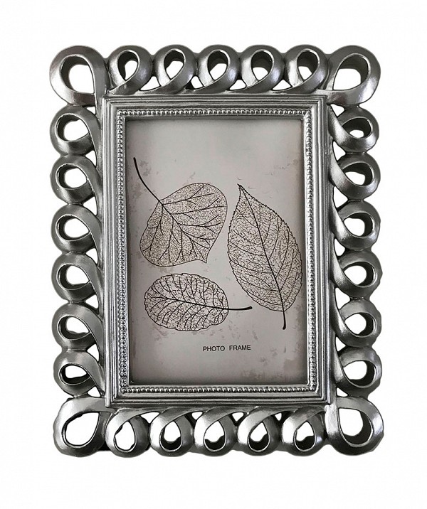 Κορνίζα Polyresin Ασημί 20142128-8   20×25εκ.