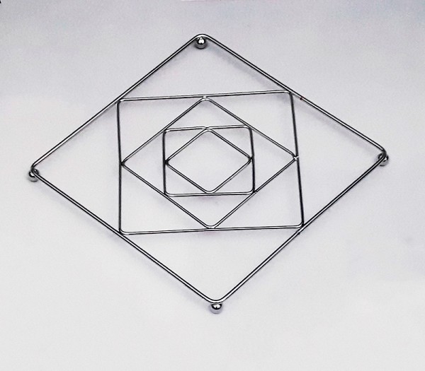 Σουπλά Κατσαρόλας Μεταλλικό Chrome