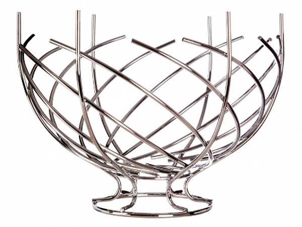 Φρουτιέρα μεταλλική με πόδι