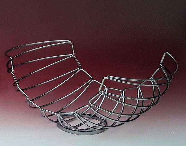 Φρουτιέρα Διπλό Τοίχωμα Μεταλλική