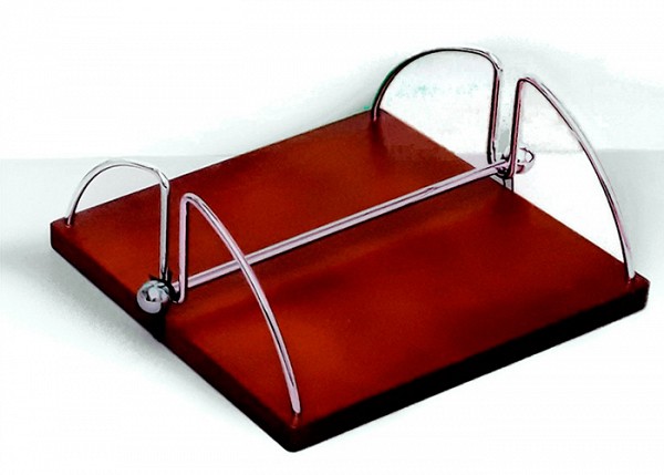 Χαρτοπετσετοθήκη Μεταλλική Με Ξύλινη Βάση