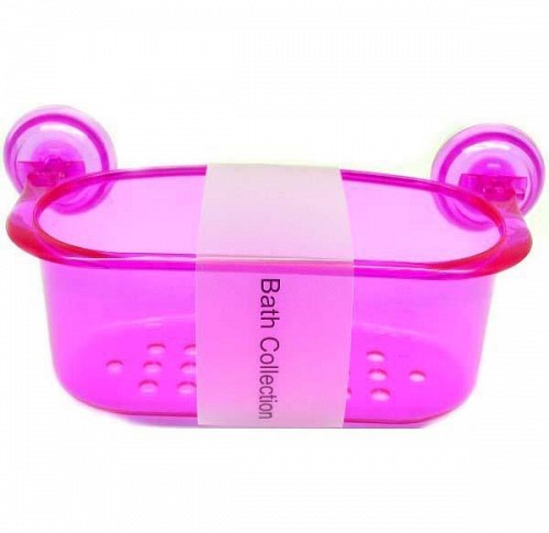 ΡΑΦΙ ΜΠΑΝΙΟΥ ΦΟΥΞΙΑ ΜΕ ΒΕΝΤΟΥΖΑ 25x10x11 εκ.