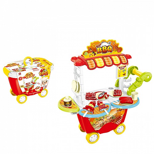 ΤΡΟΛΛΕΥ BARBECUE 37 ΤΕΜΑΧΙΩΝ 26x19x17cm ToyMarkt 971144