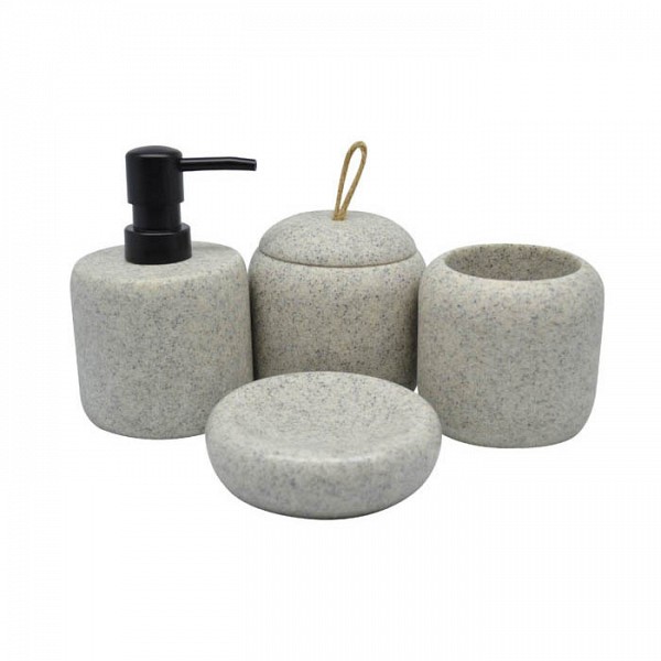 DISPENSER ΠΟΛΥΕΣΤΕΡΙΚΟ ΕΦΕ ΓΚΡΙ ΠΕΤΡΑ 8,7x8,7x14,2εκ.ANKOR