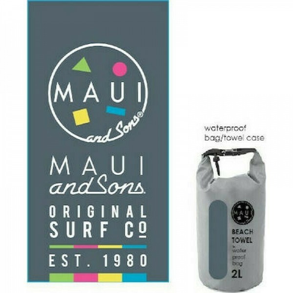 Maui & Sons Πετσέτα Σώματος Microfiber Γκρι 180x90cm 4952