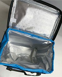Maui & Sons Ισοθερμική Τσάντα Ώμου Soft Cooler 18 λίτρων Μπλε Μ30 x Π20 x Υ35εκ.