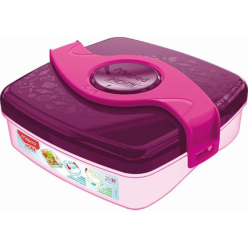 Maped Origin Πλαστικό Παιδικό Δοχείο Φαγητού 0.520lt Μωβ Μ17 x Π15.3 x Υ5.5εκ