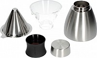 Asobu PO300 Pour Over Set Ανοξείδωτο Μαύρο