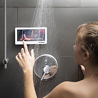 InnovaGoods Αδιάβροχη Θήκη Τοίχου Cashower για Smartphone σε Λευκό χρώμα