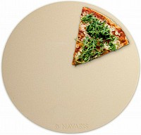 Navaris XXL Πλάκα Ψησίματος Πίτσας με Πέτρινη Λεία Επιφάνεια 35x35x1.5εκ.