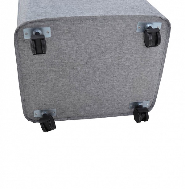 ΚΑΛΑΘΙ ΑΠΛΥΤΩΝ ΥΦΑΣΜΑΤΙΝΟ ΓΚΡΙ ANKOR 40x33x60εκ.ANKOR