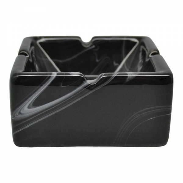 ΣΤΑΧΤΟΔΟΧΕΙΟ ΚΕΡΑΜΙΚΟ ΜΑΥΡΟ ΜΑΡΜΑΡΟ 10,3x10,3x5εκ.ANKOR