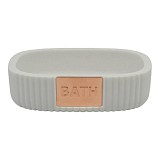 ΣΑΠΟΥΝΟΘΗΚΗ ΠΟΛΥΕΣΤΕΡΙΚΗ ΑΣΠΡΗ ΜΕ ROSE GOLD ΔΙΑΚΟΣΜΗΣΗ 11,7x8x2,8εκ. ANKOR