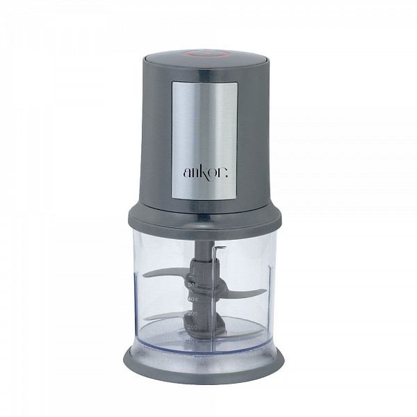 ΠΟΛΥΚΟΦΤΗΣ ANKOR ΜΕ ΔΙΠΛΗ ΛΕΠΙΔΑ 400W ΔΟΧΕΙΟ 500ml ΓΚΡΙ ΧΡΩΜΑ ANKOR  M2-830343