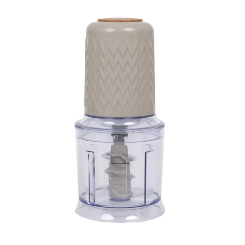 Πολυκόπτης PRFC-40448 Primo 3πλό Mαχαίρι 500W 700ml Γκρι-Wooden  PRFC-40448