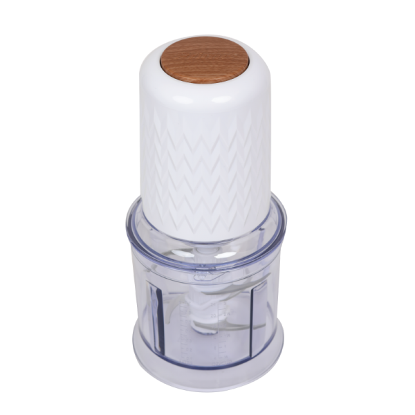 Πολυκόπτης PRFC-40447 Primo 3πλό Mαχαίρι 500W 700ml Λευκό-Wooden  PRFC-40447