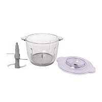 Πολυκόπτης PRFC-40486 500W 2L με γυάλινο μπωλ inox/γκρι  PRFC-40486