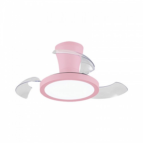 Ανεμιστήρας Οροφής PRCF-80684 Primo Kids Series DC 26'' 65εκ. Με Τηλεχειριστήριο 1 Φως LED 3Φτερά Ροζ  PRCF-80684