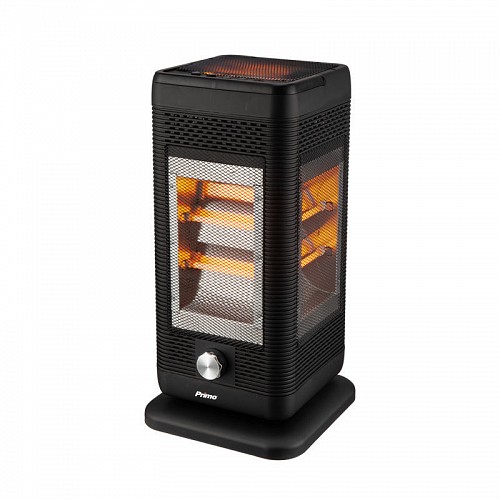 PRIMO Θερμάστρα Χαλαζία PRQH-81118 2000W Μαύρη , Ισχυρή & Αποδοτική  PRQH-81118