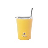 ESTIA ΘΕΡΜΟΣ COFFEE MUG SAVE THE AEGEAN 350ml PINEAPPLE YELLOW