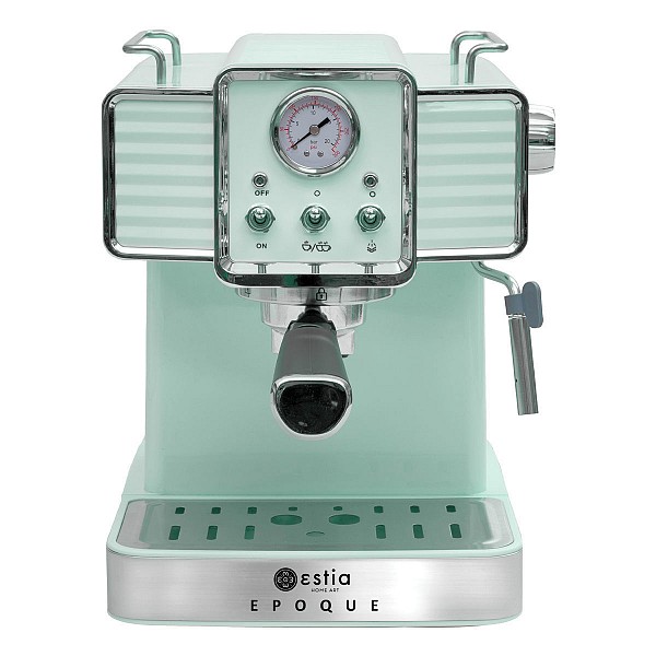 ESTIA ΜΗΧΑΝΗ ESPRESSO RETRO EPOQUE 1350w 20bar 1.5lt MINT