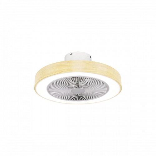 ESTIA ΑΝΕΜΙΣΤΗΡΑΣ ΟΡΟΦΗΣ HALO FLOW 50cm 15w ΜΕ CCT LED ΦΩΤΙΣΜΟ 45W & ΤΗΛΕΧΕΙΡΙΣΤΗΡΙΟ ΟΨΗ ΞΥΛΟΥ 06-30179