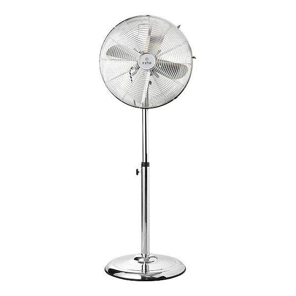 ESTIA ΑΝΕΜΙΣΤΗΡΑΣ ΣΤΑΝΤ ΕΠΙΔΑΠΕΔΙΟΣ RETROFLOW 40cm 50w ΜΕΤΑΛΛΙΚΟΣ ΑΣΗΜΙ  06-21535