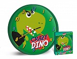 Dinosaur Green wall clock 25 cm