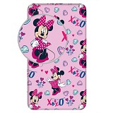 Disney Minnie  XoXo fitted sheet 90x200 cm