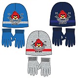 Angry Birds kids beanie + gloves set 52-54 cm