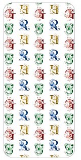 Harry Potter Initials Fitted Sheet 90x200 cm
