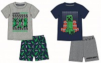Minecraft childrens short pajamas 6-12 years