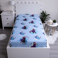 Disney Frozen Blue Leaves fitted sheet 90*200 cm