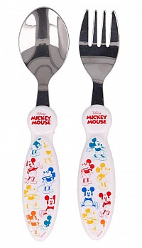 Disney Mickey  metal cutlery set - 2 pieces STF60128