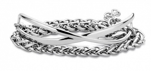 Victoria Silver Chain Bracelet