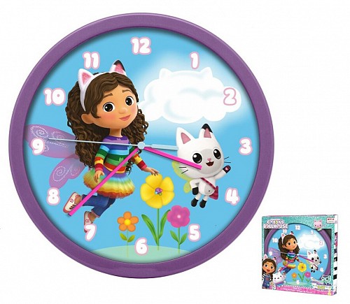 Gabby's Dollhouse wall clock 25 cm