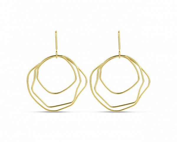 Victoria Gold colored earrings