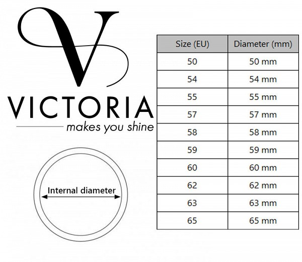 Victoria Silver-colored bracelet with red pattern