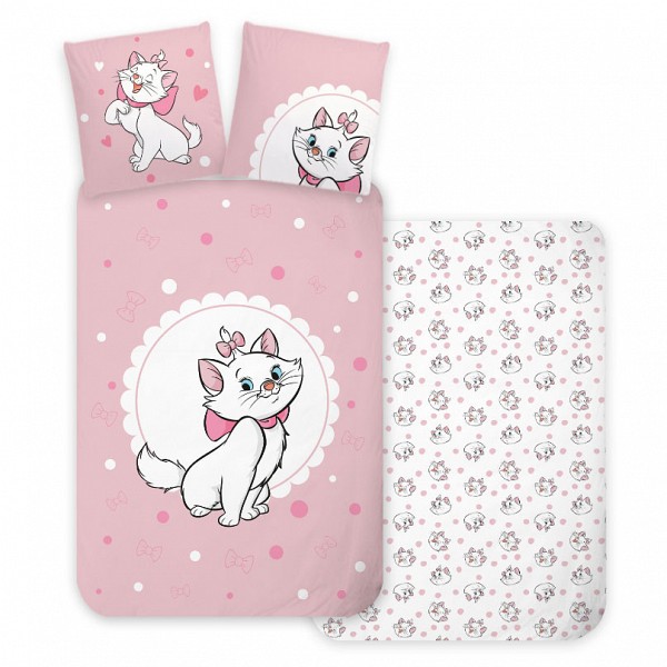 Disney Marie Gentle  bedding set 140×200cm, 70×90 cm