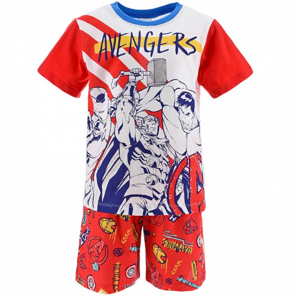 Avengers childrens short pajamas 4-10 years