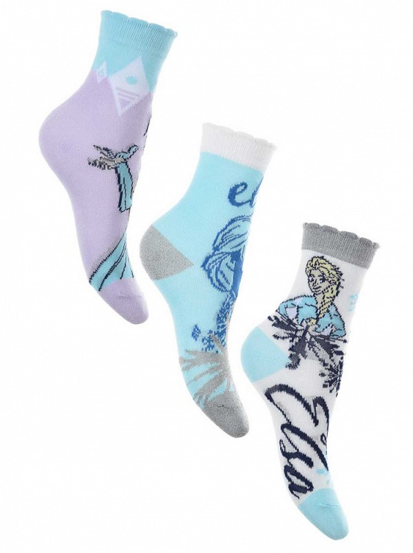 Disney Frozen childrens socks 23-34