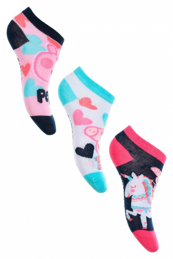Peppa Pig kids no-show socks 23-34