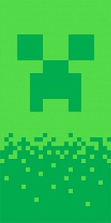 Minecraft bath towel, beach towel Digital Creeper 70*140cm