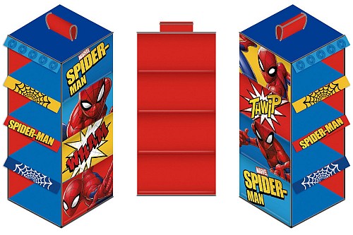 Spiderman 4-piece hanging closet organizer