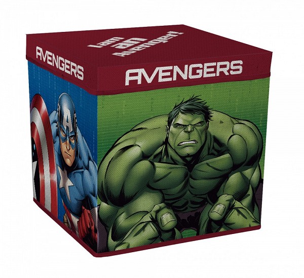 Κουτί Αποθήκευσης -Σκαμπό Avengers toy storage 30×30×30 cm