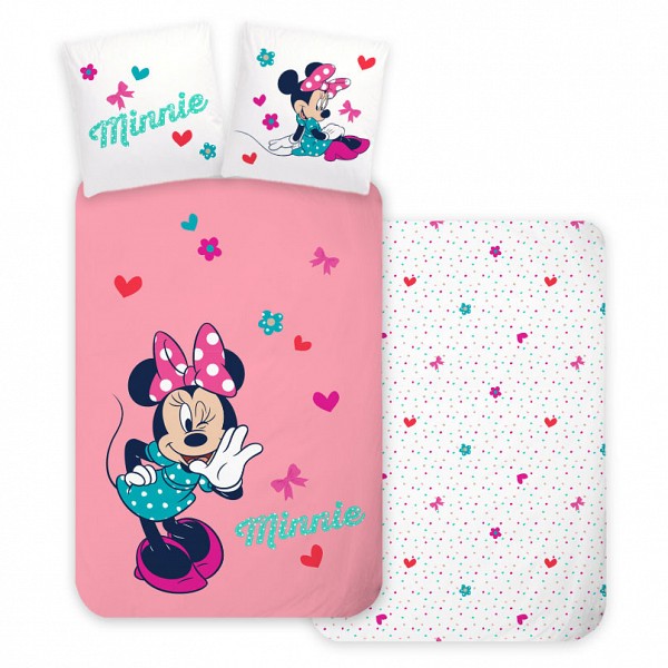 Disney Minnie  Whisper childrens bedding set 100×135 cm, 40×60 cm